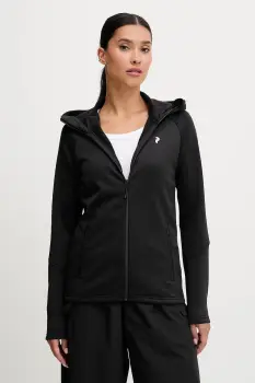 Peak Performance bluza Rider culoarea negru, cu gluga, uni, G80574 imagine