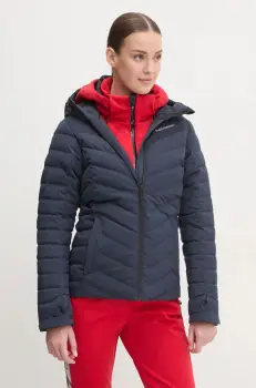 Peak Performance geaca de puf Frost culoarea albastru marin imagine