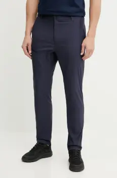 Peak Performance pantaloni de exterior Iconiq culoarea albastru marin, drept, G80125 imagine