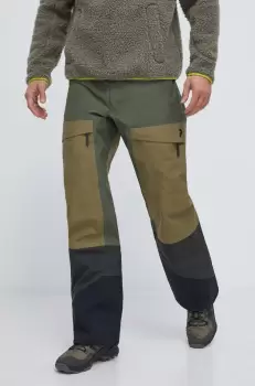 Peak Performance pantaloni de schi Gravity Gore-Tex culoarea verde imagine