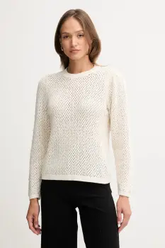 Pedro del Hierro pulover de bumbac culoarea bej, light, 3512895 imagine