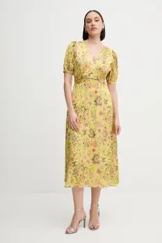 Pedro del Hierro rochie culoarea verde, midi, evazati, 3819815 imagine