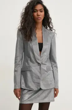 Pedro del Hierro sacou culoarea argintiu, un singur rand de nasturi, neted, 6758298 imagine