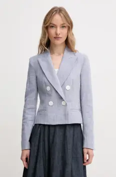 Pedro del Hierro sacou din bumbac cu doua randuri de nasturi, cu imprimeu, 6759162 imagine