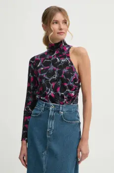 Pepe Jeans bluza ARIA femei, culoarea negru, modelator, PL304974 imagine