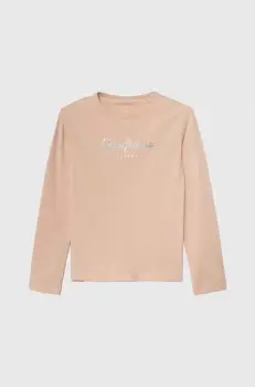 Pepe Jeans bluza copii Hana culoarea roz, cu imprimeu imagine