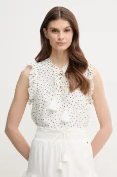 Pepe Jeans bluza DEB femei, culoarea bej, modelator, PL304995 imagine