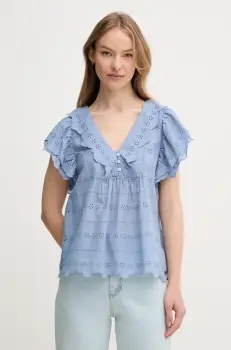 Pepe Jeans bluza din bumbac DAME femei, in modele florale, PL305023 imagine