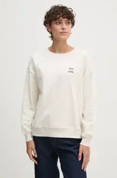 Pepe Jeans bluza FAYLIN femei, culoarea bej, modelator, PL581457 imagine