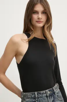 Pepe Jeans bluza LOLA femei, culoarea negru, neted, PL505986 imagine