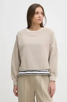 Pepe Jeans bluza REESE femei, culoarea bej, neted, PL581480 imagine