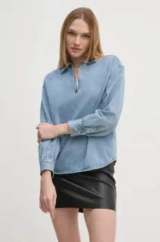 Pepe Jeans bluza subtire din denim NOVA femei, uni, PL304985 imagine