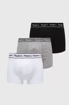 Pepe Jeans boxeri 3-pack barbati, culoarea gri imagine