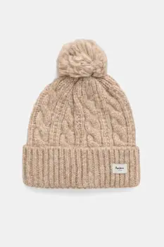 Pepe Jeans caciula din amestec de lana culoarea bej, PL0400004 imagine