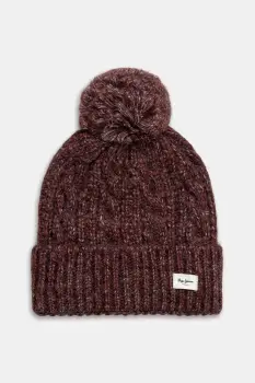 Pepe Jeans caciula din amestec de lana culoarea bordo, PL0400004 imagine