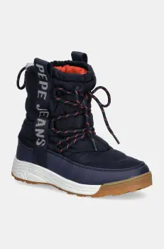 Pepe Jeans cizme de iarna copii JARVIS WEST culoarea albastru marin, PBS50106 imagine