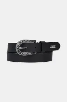 Pepe Jeans curea CAMILA BELT femei, culoarea negru, PL020863 imagine