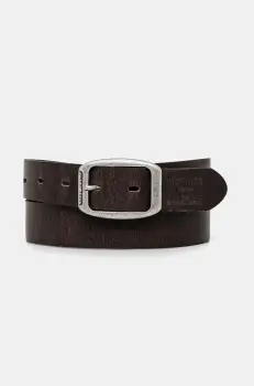 Pepe Jeans curea FLOYD BELT barbati, culoarea maro, PM021051 imagine