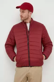 Pepe Jeans geaca barbati, culoarea bordo, de tranzitie imagine