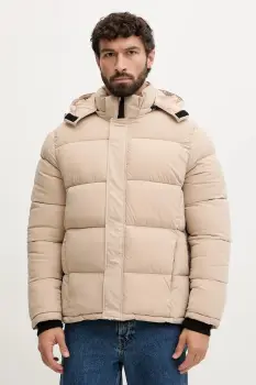 Pepe Jeans geaca culoarea bej, de iarna, PM4027179 imagine
