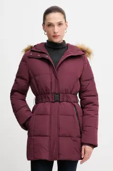 Pepe Jeans geaca culoarea bordo, de iarna, PL4024336 imagine