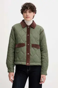 Pepe Jeans geaca culoarea verde, de tranzitie, PL4024342 imagine