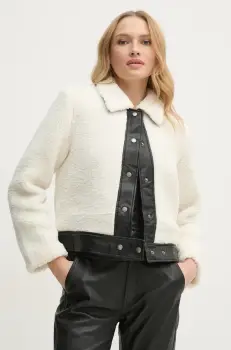 Pepe Jeans geaca FATIMA culoarea bej, de tranzitie, PL402496 imagine