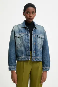 Pepe Jeans geaca jeans de tranzitie, oversize, PL40243325W0 imagine