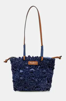 Pepe Jeans geanta de plaja GINA SUNRISE culoarea albastru marin, PL031614 imagine