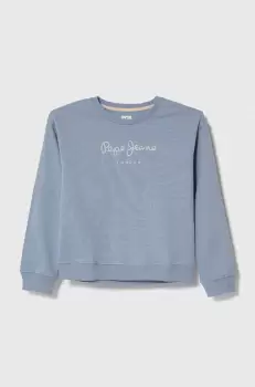 Pepe Jeans hanorac de bumbac pentru copii cu imprimeu imagine