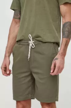 Pepe Jeans pantaloni scurti barbati, culoarea verde imagine