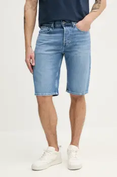 Pepe Jeans pantaloni scurti jeans RELAXED SHORT CALLEN barbati, PM801079ND1 imagine