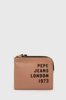 Pepe Jeans portofel femei, culoarea bej imagine
