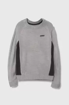 Pepe Jeans pulover copii culoarea gri, light imagine