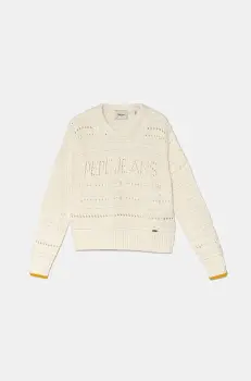 Pepe Jeans pulover copii WINSLET culoarea bej, light, PG701095 imagine