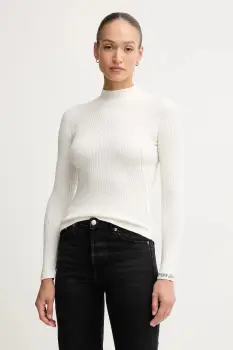 Pepe Jeans pulover culoarea bej, light, cu turtleneck, PL7000026 imagine