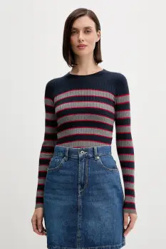 Pepe Jeans pulover culoarea bleumarin, light, PL7000006 imagine