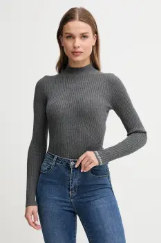 Pepe Jeans pulover culoarea gri, light, cu turtleneck, PL7000026 imagine