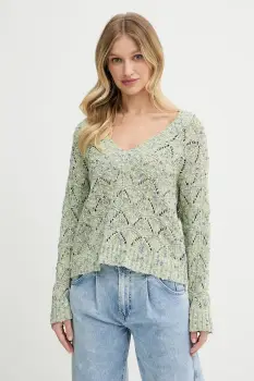 Pepe Jeans pulover culoarea verde, light, PL702306 imagine