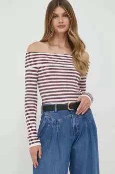 Pepe Jeans pulover Danna femei, culoarea alb, light imagine