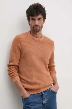 Pepe Jeans pulover de bumbac CADOGAN culoarea portocaliu, light, PM702443 imagine