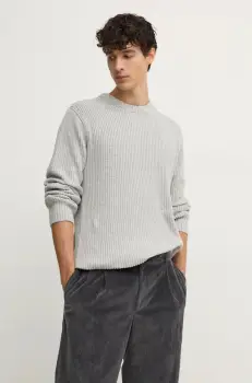 Pepe Jeans pulover de bumbac COLIN CREW NECK culoarea gri, PM702478 imagine