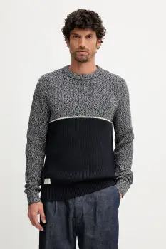 Pepe Jeans pulover de bumbac culoarea bleumarin, calduros, PM7000019 imagine