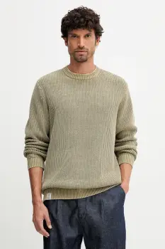 Pepe Jeans pulover de bumbac culoarea verde, calduros, PM7000022 imagine