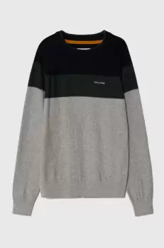 Pepe Jeans pulover de bumbac pentru copii culoarea gri, light imagine