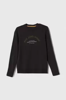 Pepe Jeans pulover de bumbac pentru copii culoarea gri, light imagine