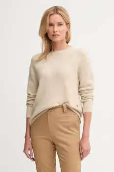 Pepe Jeans pulover din amestec de lana culoarea bej, PL7000031 imagine