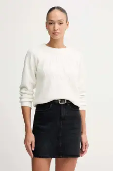 Pepe Jeans pulover din amestec de lana culoarea bej, PL7000061 imagine