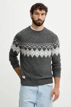 Pepe Jeans pulover din amestec de lana culoarea gri, PM7000024 imagine