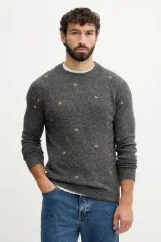 Pepe Jeans pulover din amestec de lana culoarea gri, PM7000026 imagine